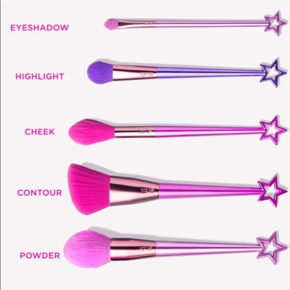 Tarte Pretty Things & Fairy Wings 5 Piece Brush Set/ Limited Edition - Picture 3 of 7